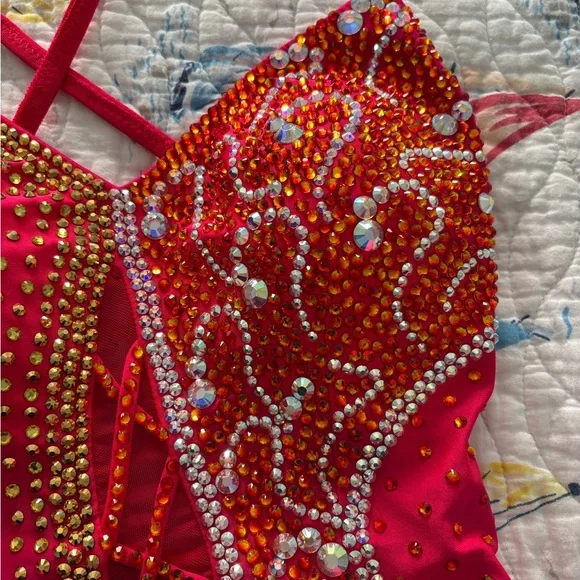 Latin Rhythm Competition Dress - Picture 7 of 10